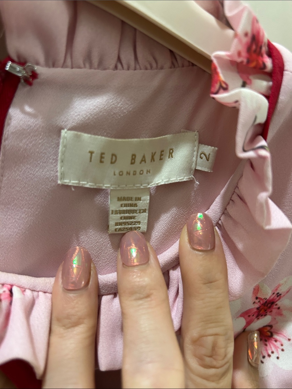 Ted Baker Heydii Cherry Blossom Dress size 2 (US size 6) - Picture 7 of 13